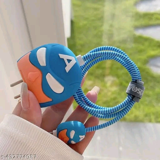 Captain America iPhone charger cover