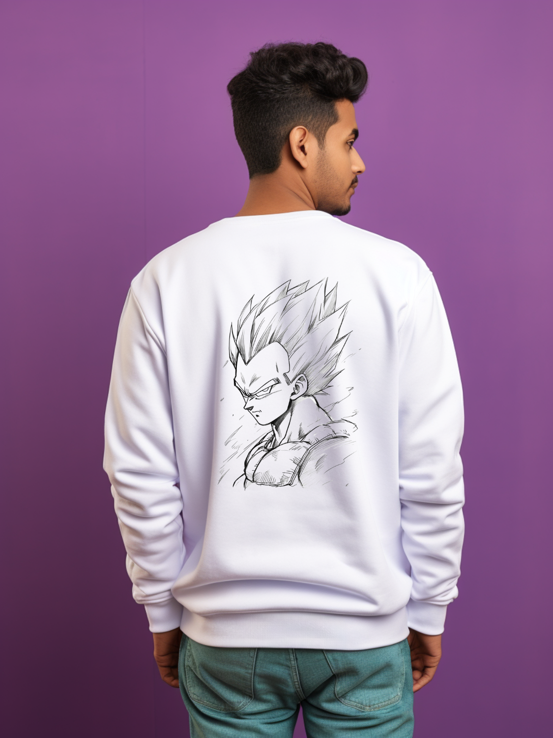 Vegeta Sketch Sweatshirt 6