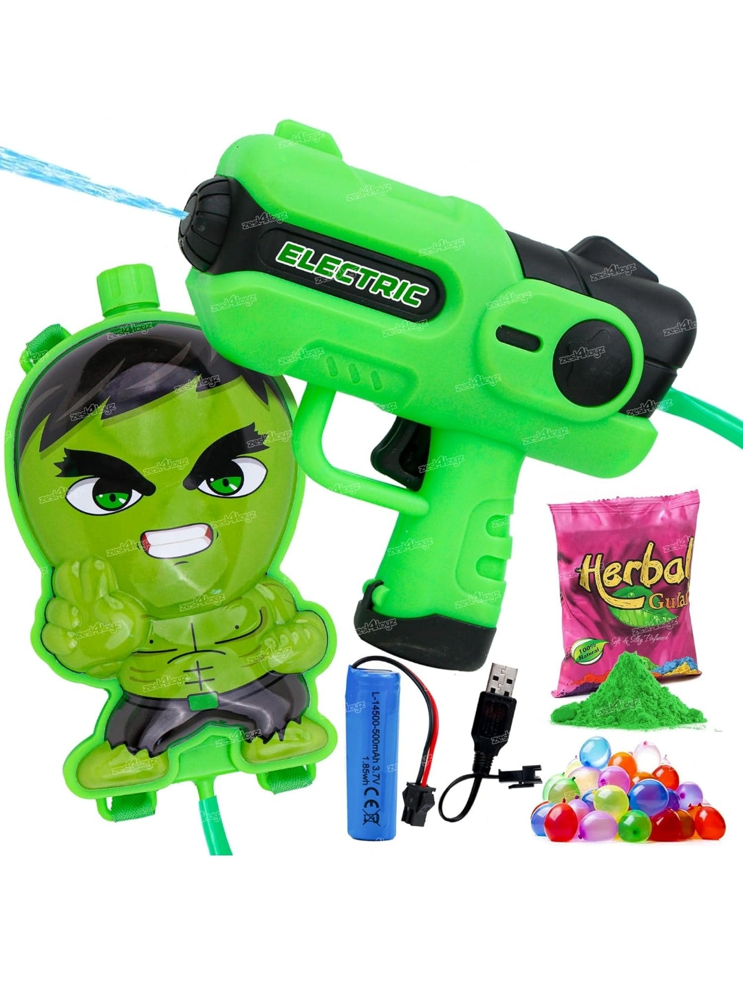 Hulk Electric Pichkari (Premium) with Water Tank
