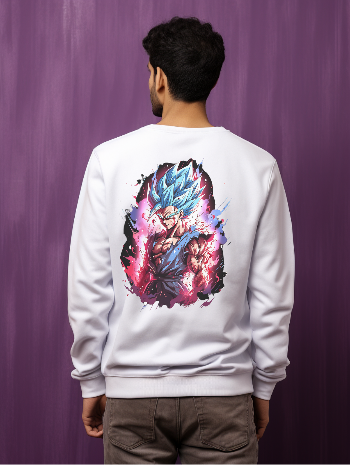 Goku White Sweatshirt 7