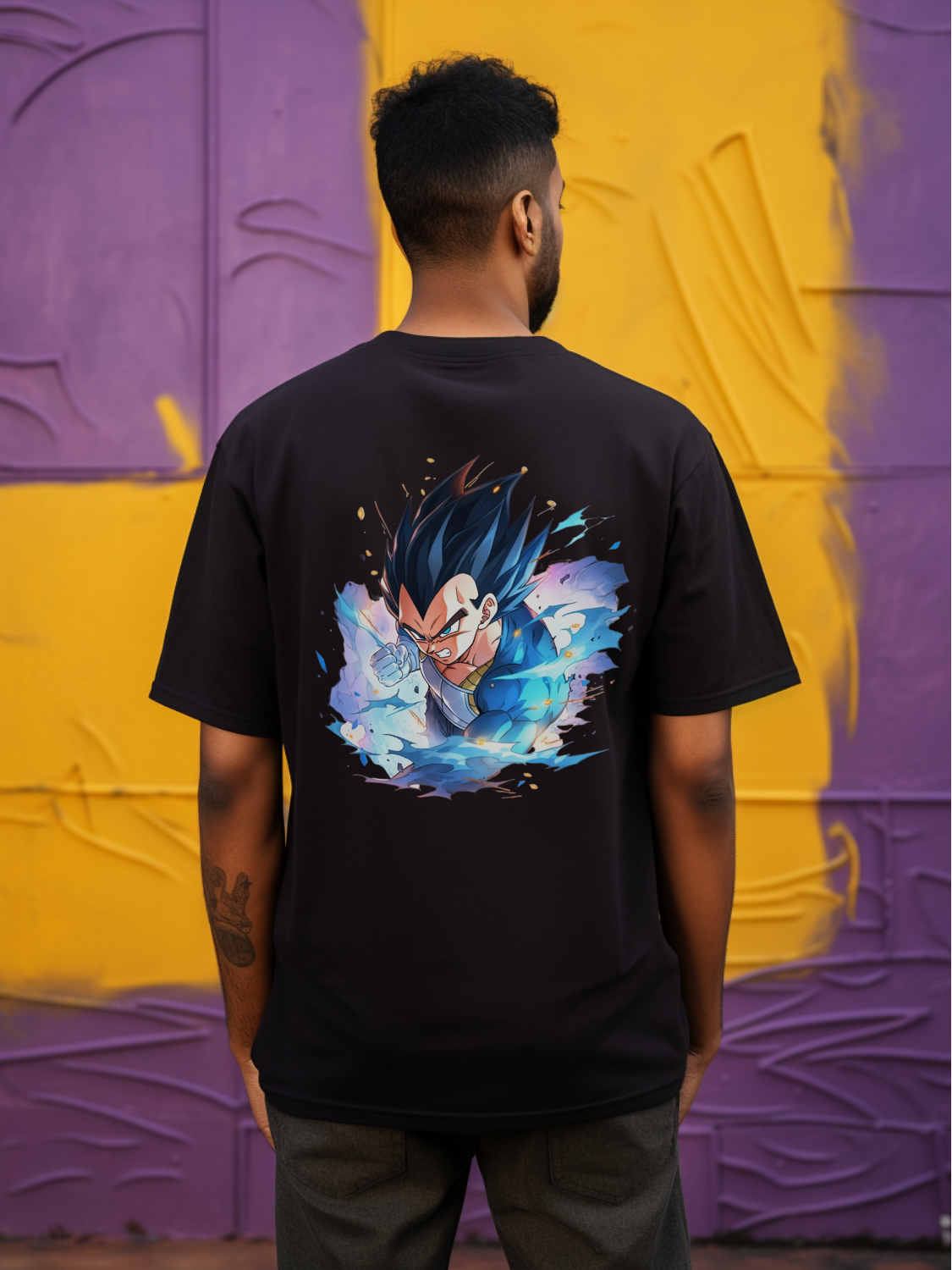 vegeta yellow shirt