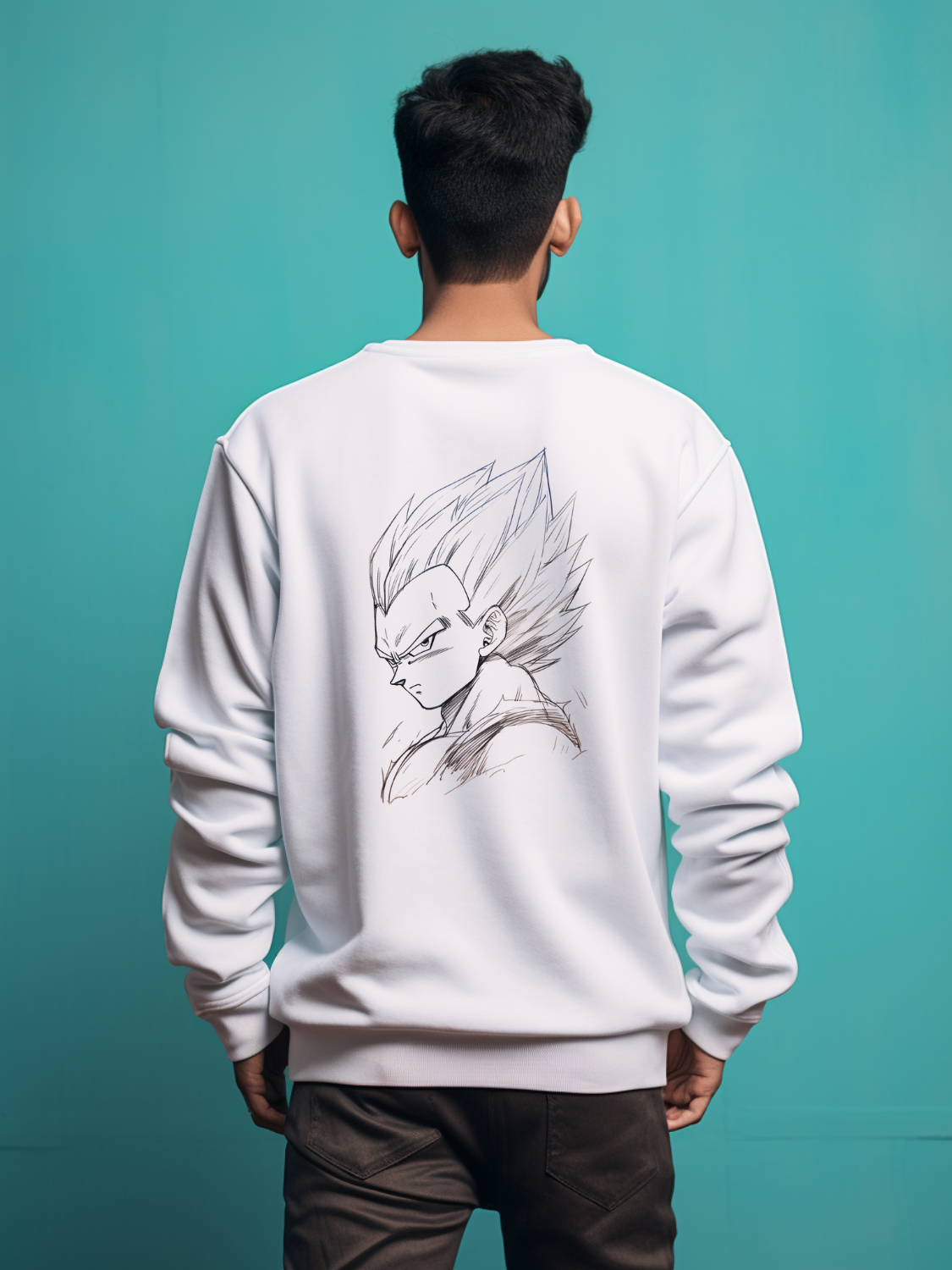 Vegeta Sketch Sweatshirt 9