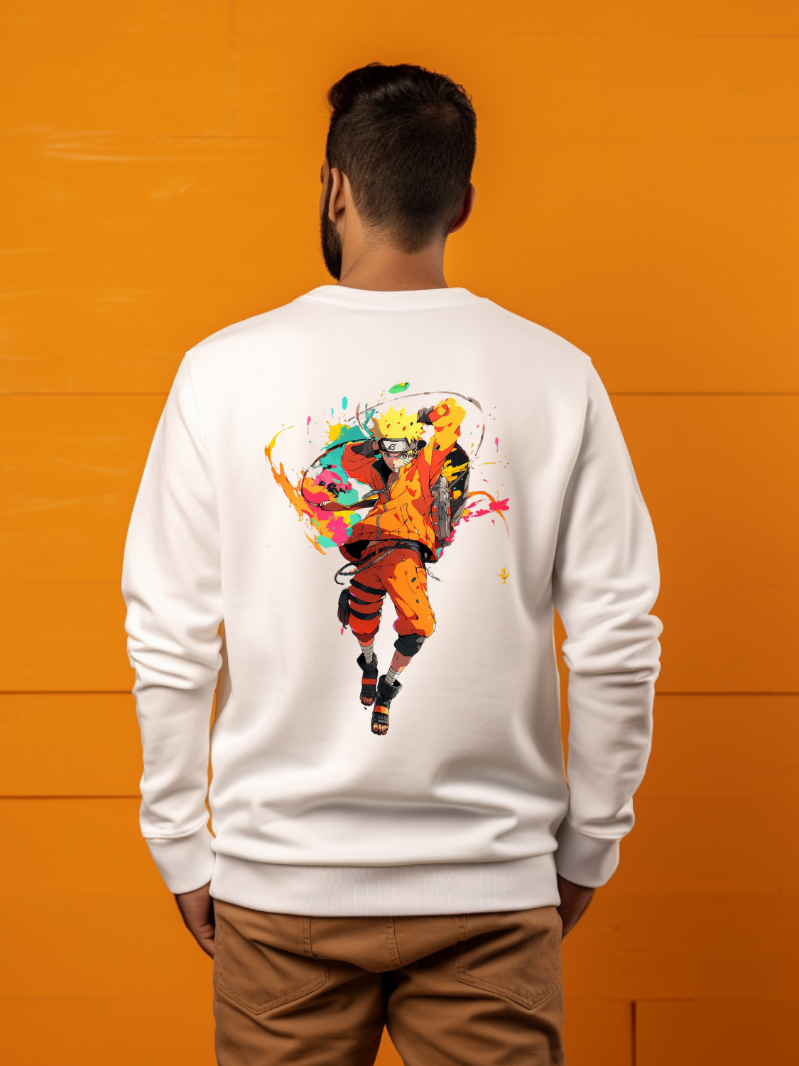 Naruto White Sweatshirt 26