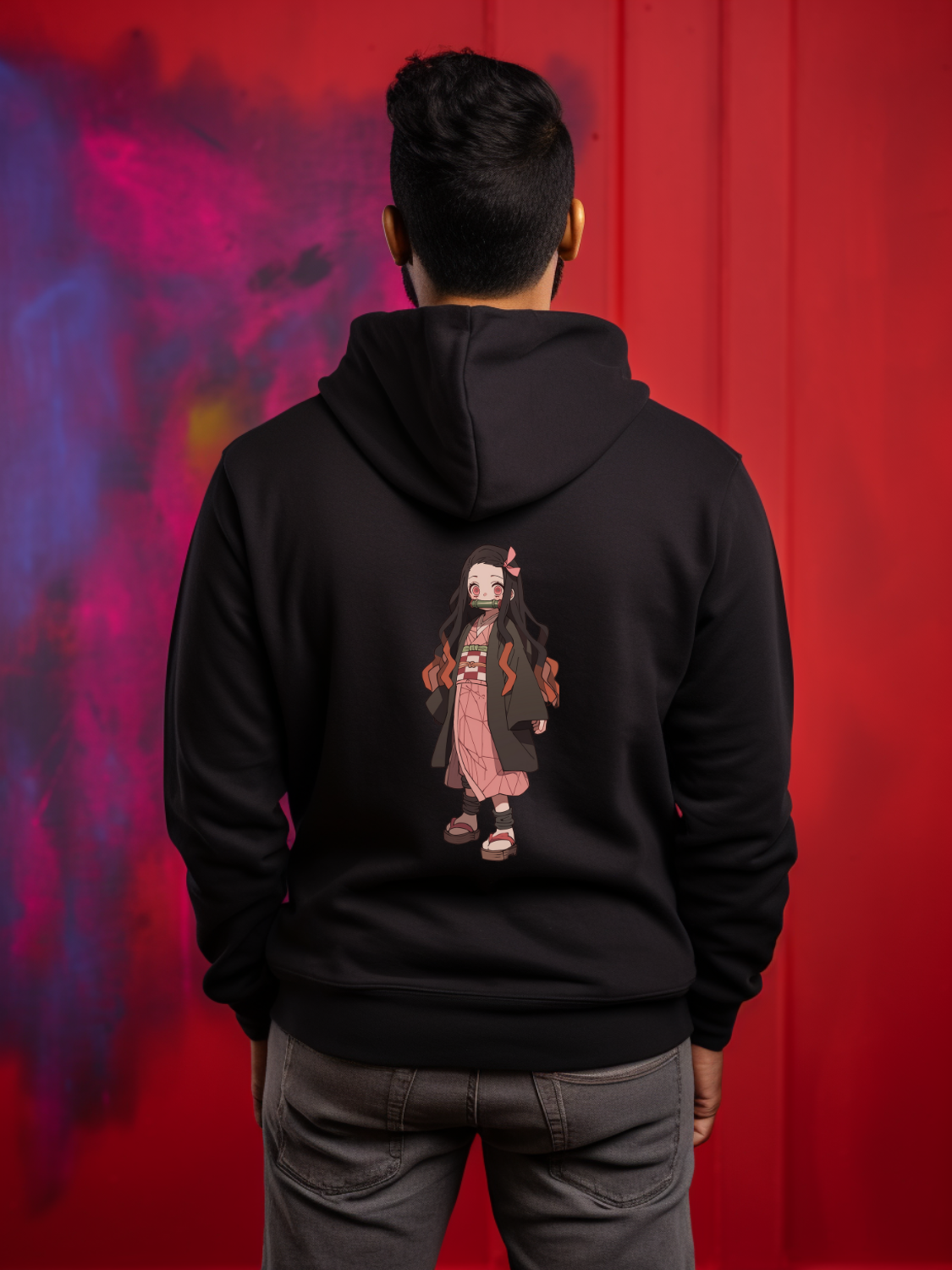 Nezuko Back Print Hoodie #2