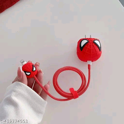 Spiderman iPhone charger cover