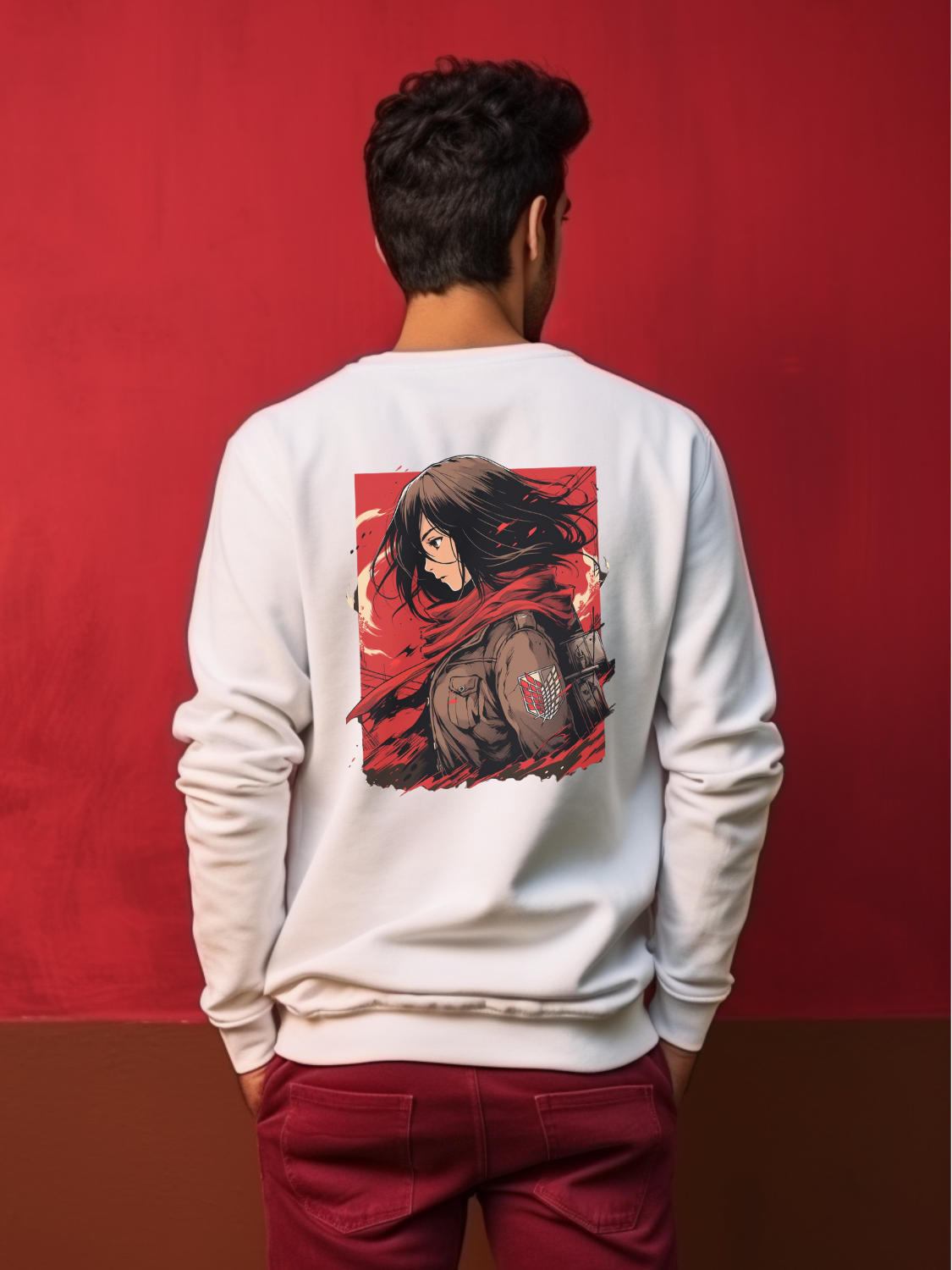 Mikasa White Sweatshirt 16