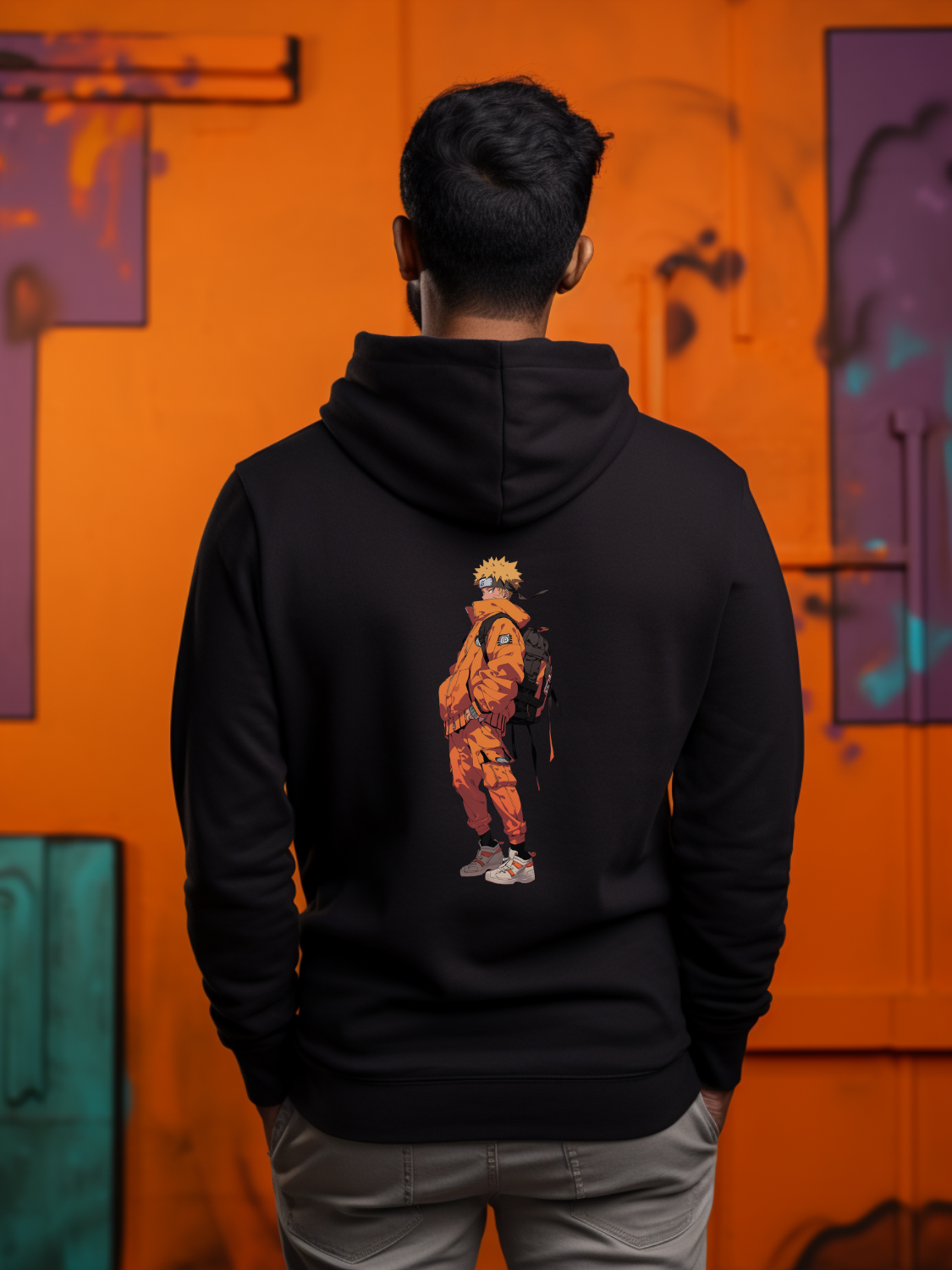 Naruto Back Print Hoodie #12