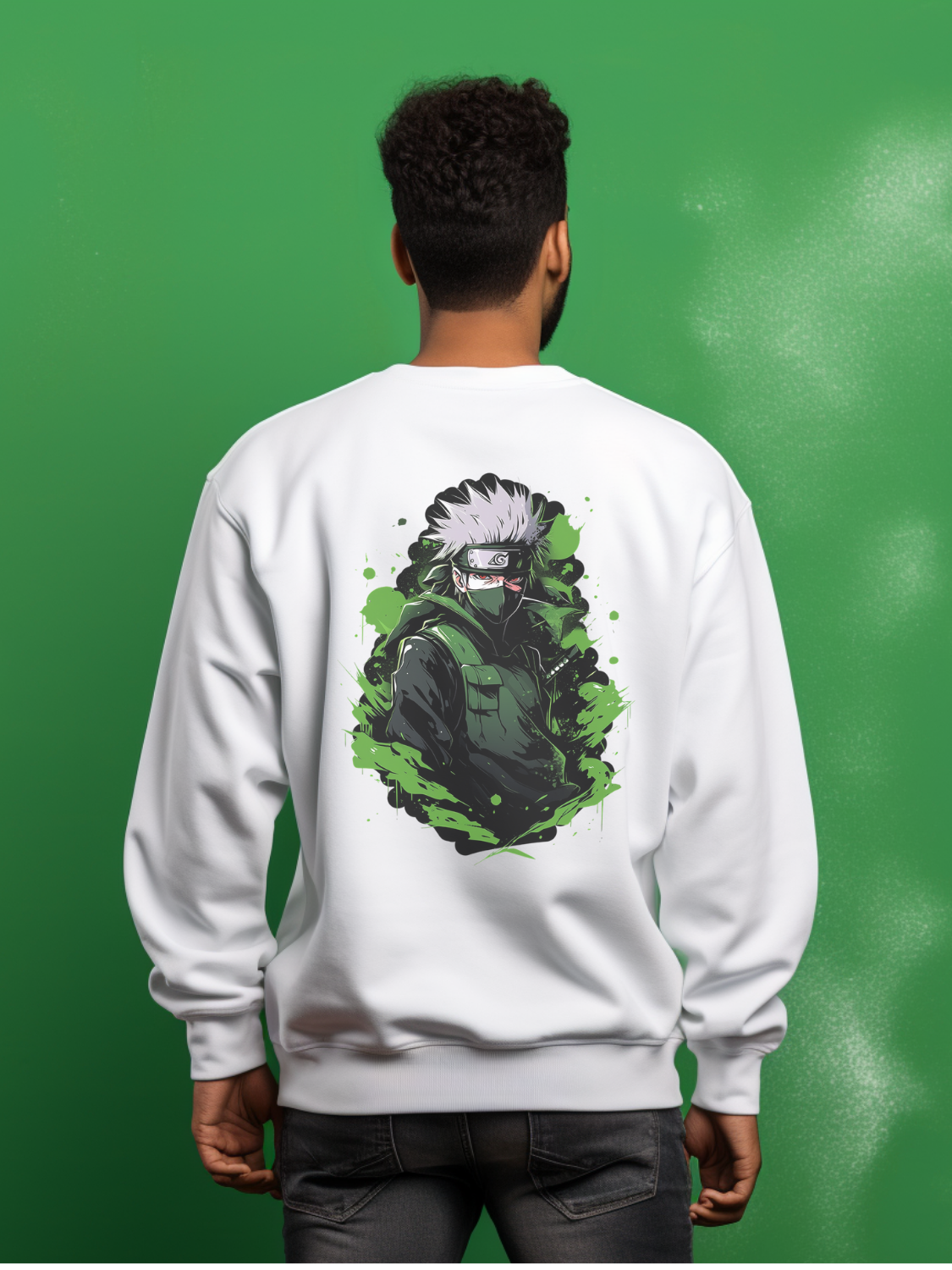 Kakashi White Sweatshirt 24