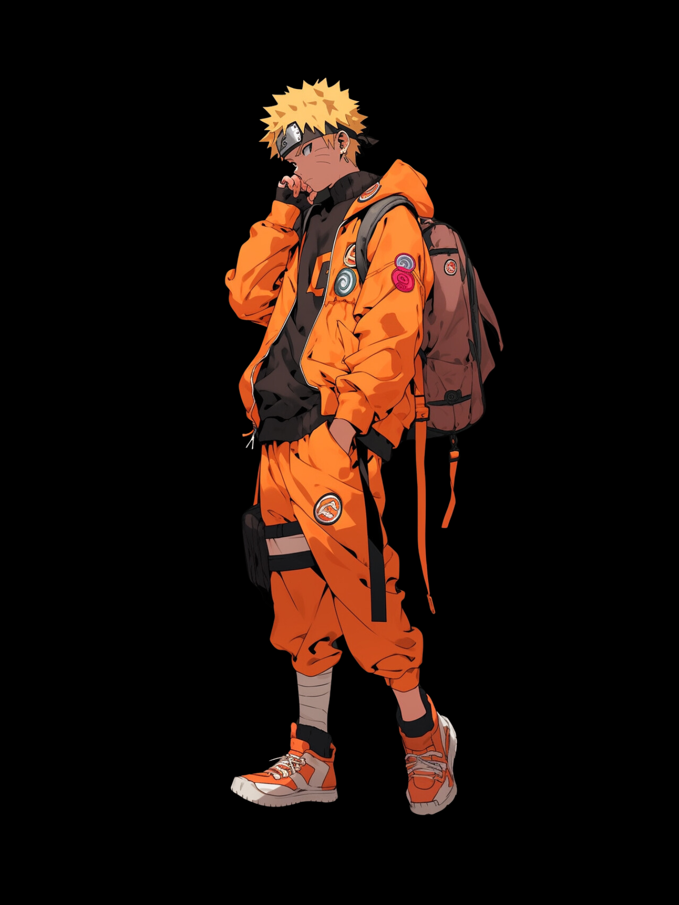 Naruto Back Print Hoodie #11