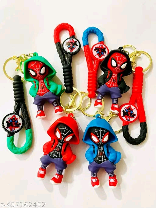 Spiderman Keychains Set of 4