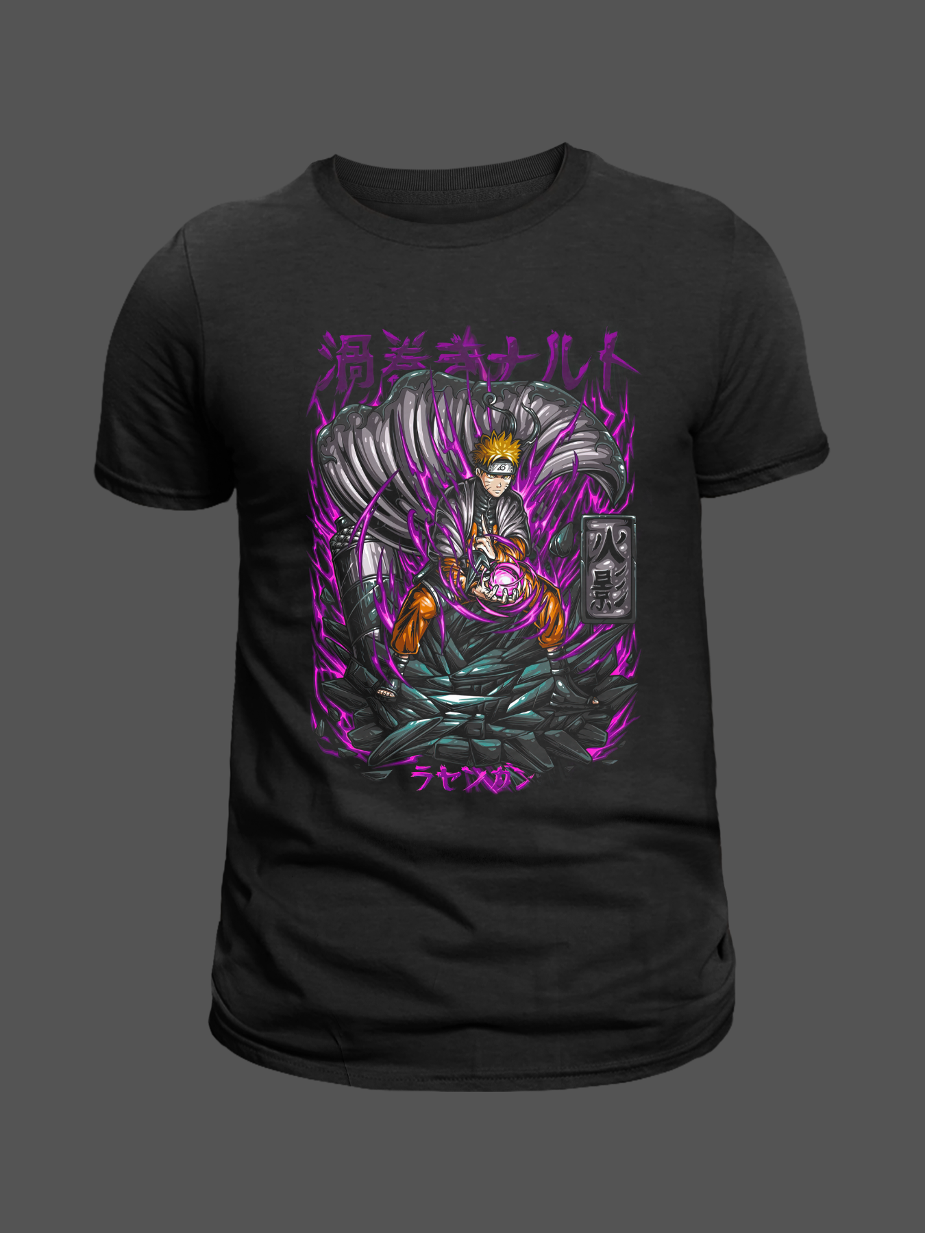 Naruto Premium Oversized T-Shirt Black 12