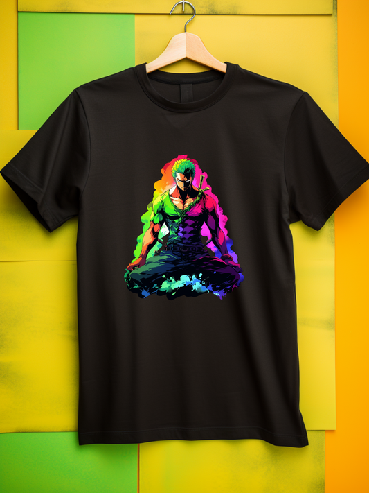 Zoro Black Printed T-Shirt 435