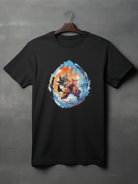 Goku1 Black Printed T-Shirt 111