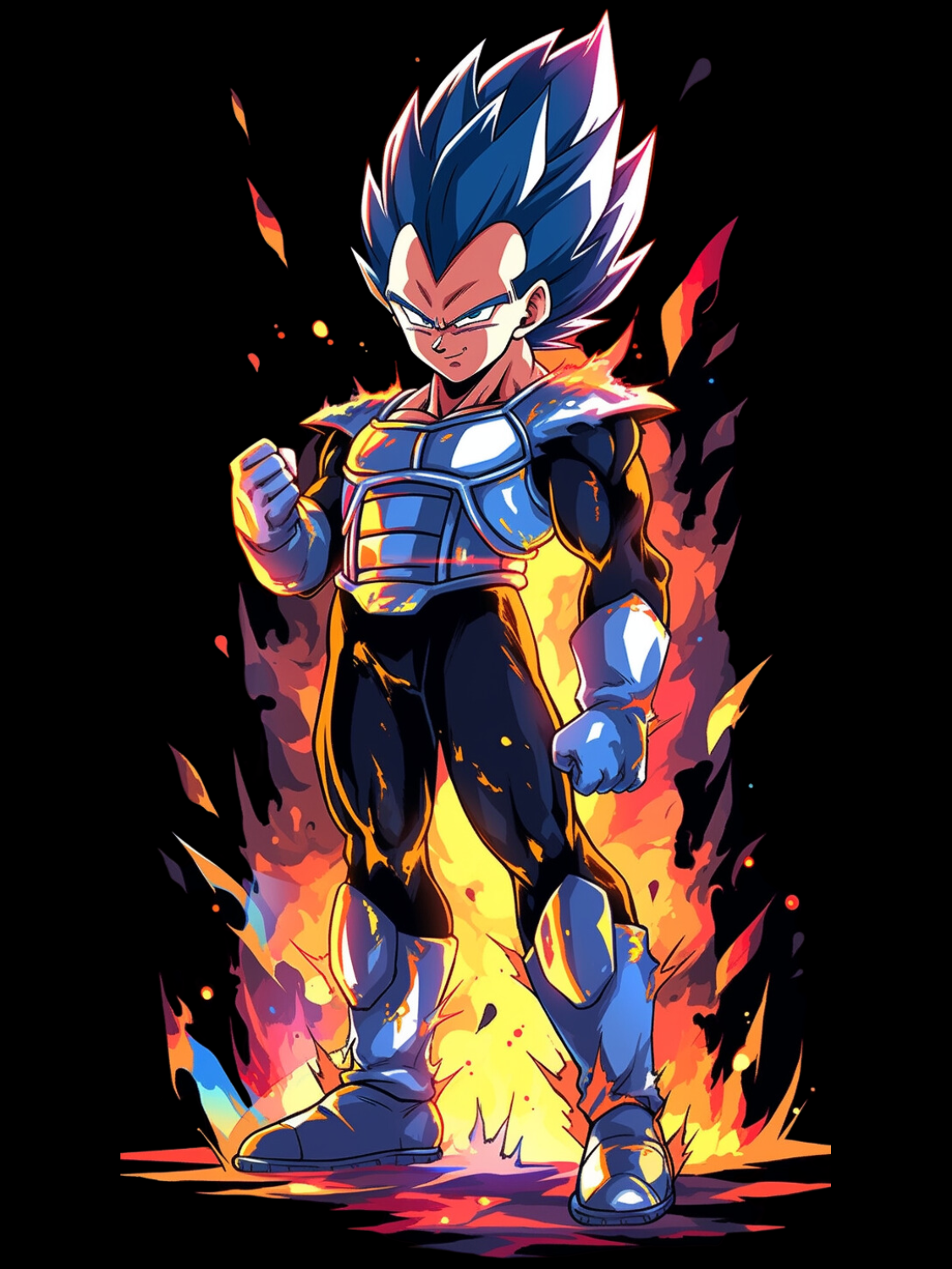 Vegeta Black Hoodie #3