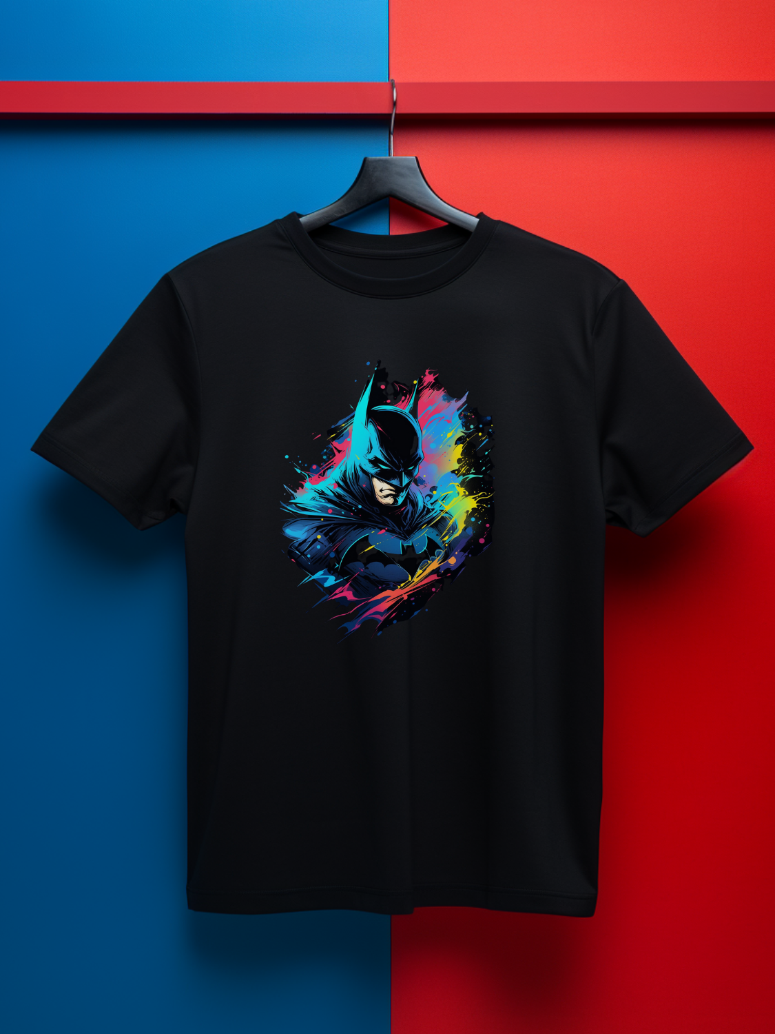 Batman Black Printed T-Shirt 359