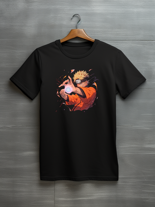Naruto Black Printed T-Shirt 31