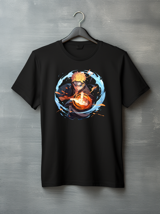 Naruto Black Printed T-Shirt 32