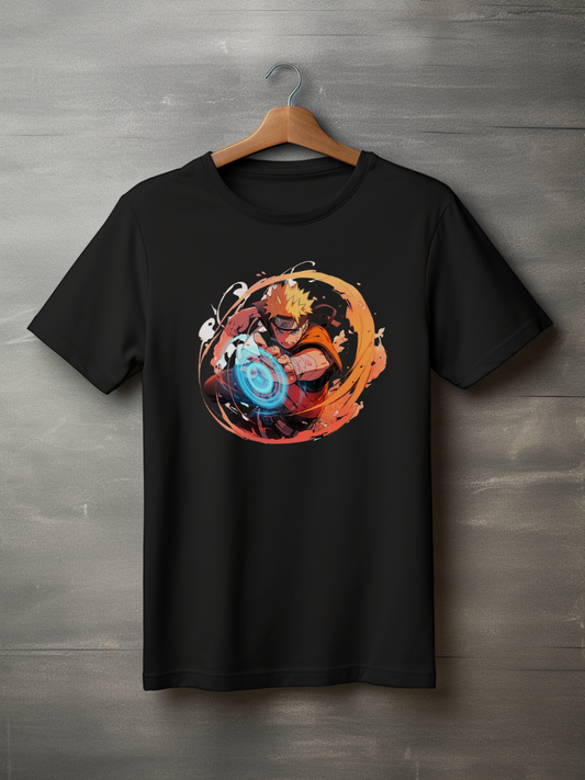 Naruto Black Printed T-Shirt 33