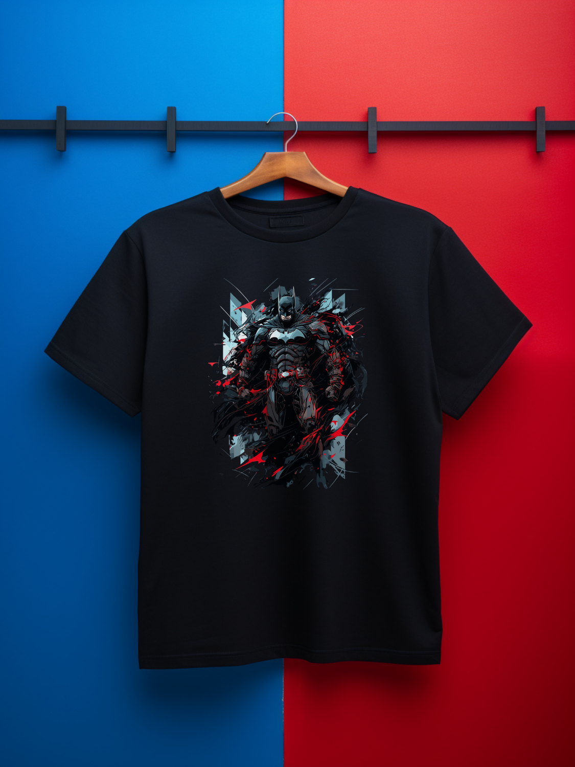 Batman Black Printed T-Shirt 333