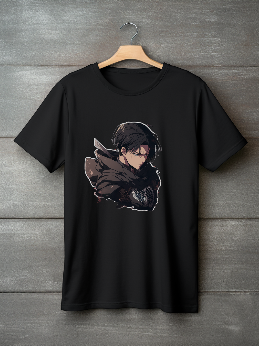 Eren Jaeger Black Printed T-Shirt 53