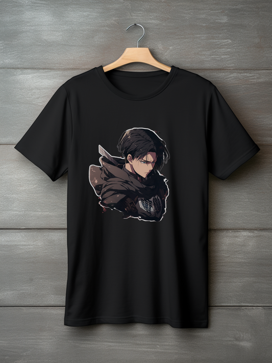 Eren Jaeger Black Printed T-Shirt 53