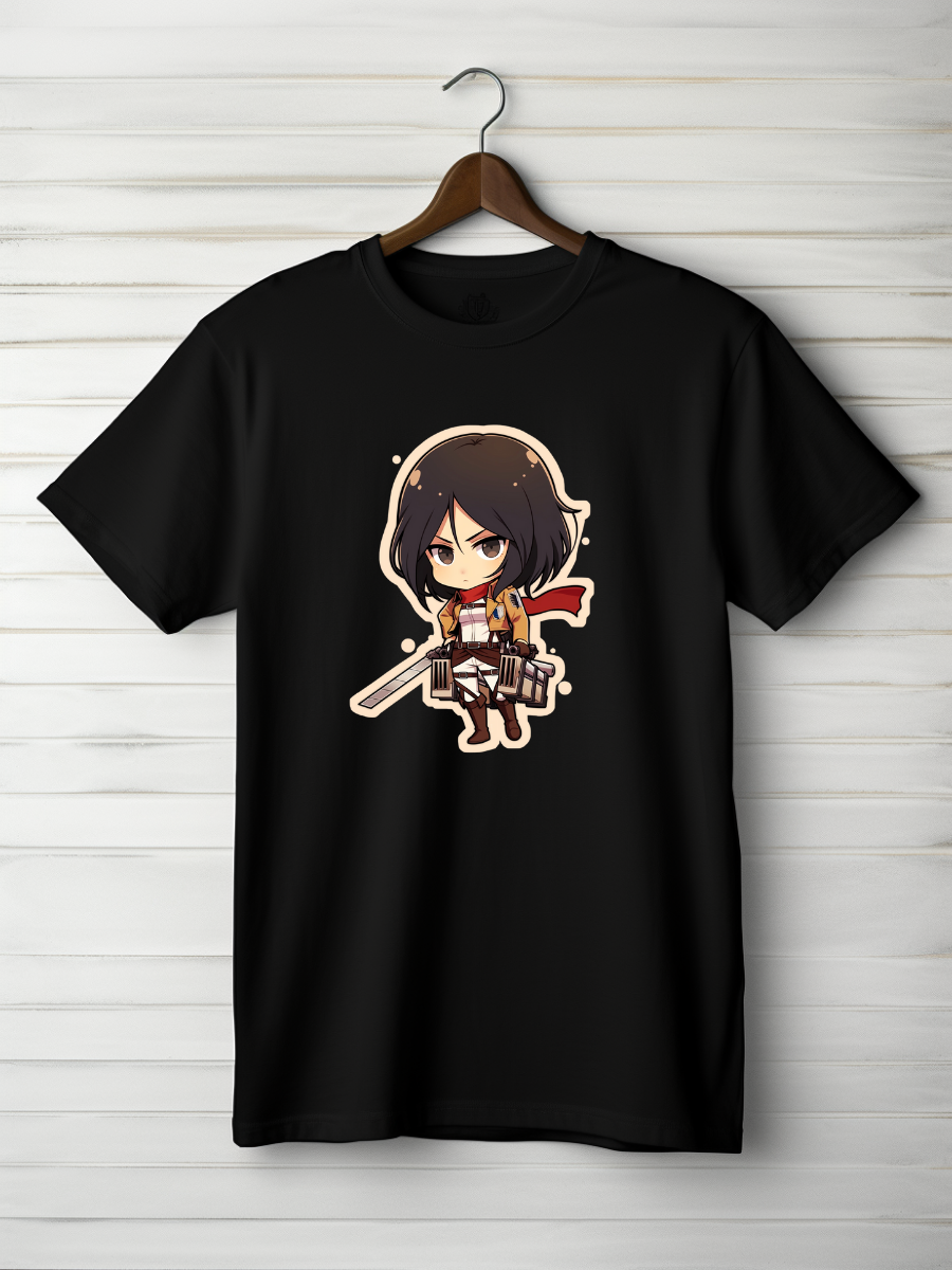 Mikasa Black Printed T-Shirt 7