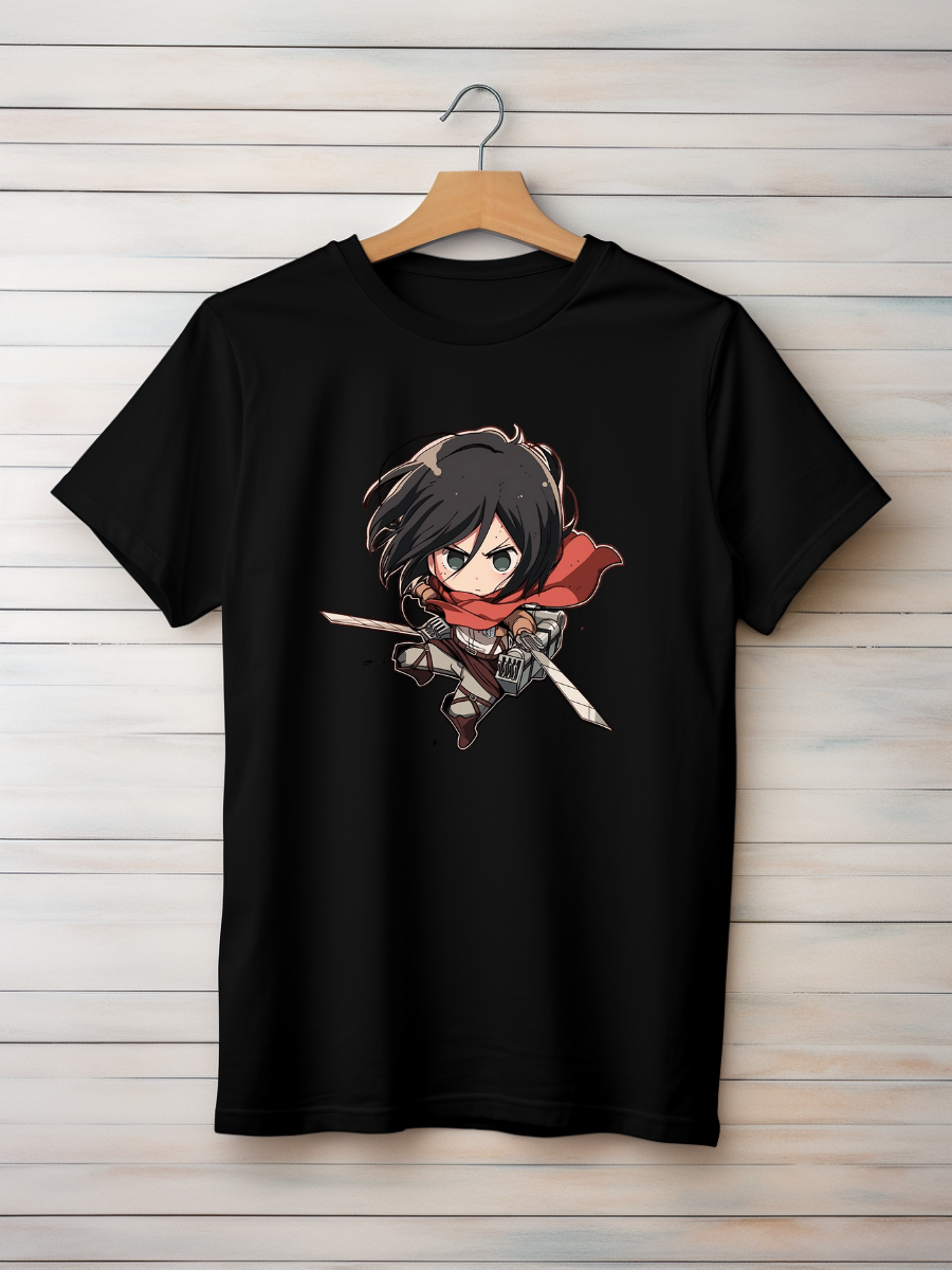 Mikasa Black Printed T-Shirt 8