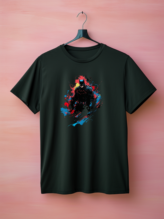 Batman Black Printed T-Shirt 338