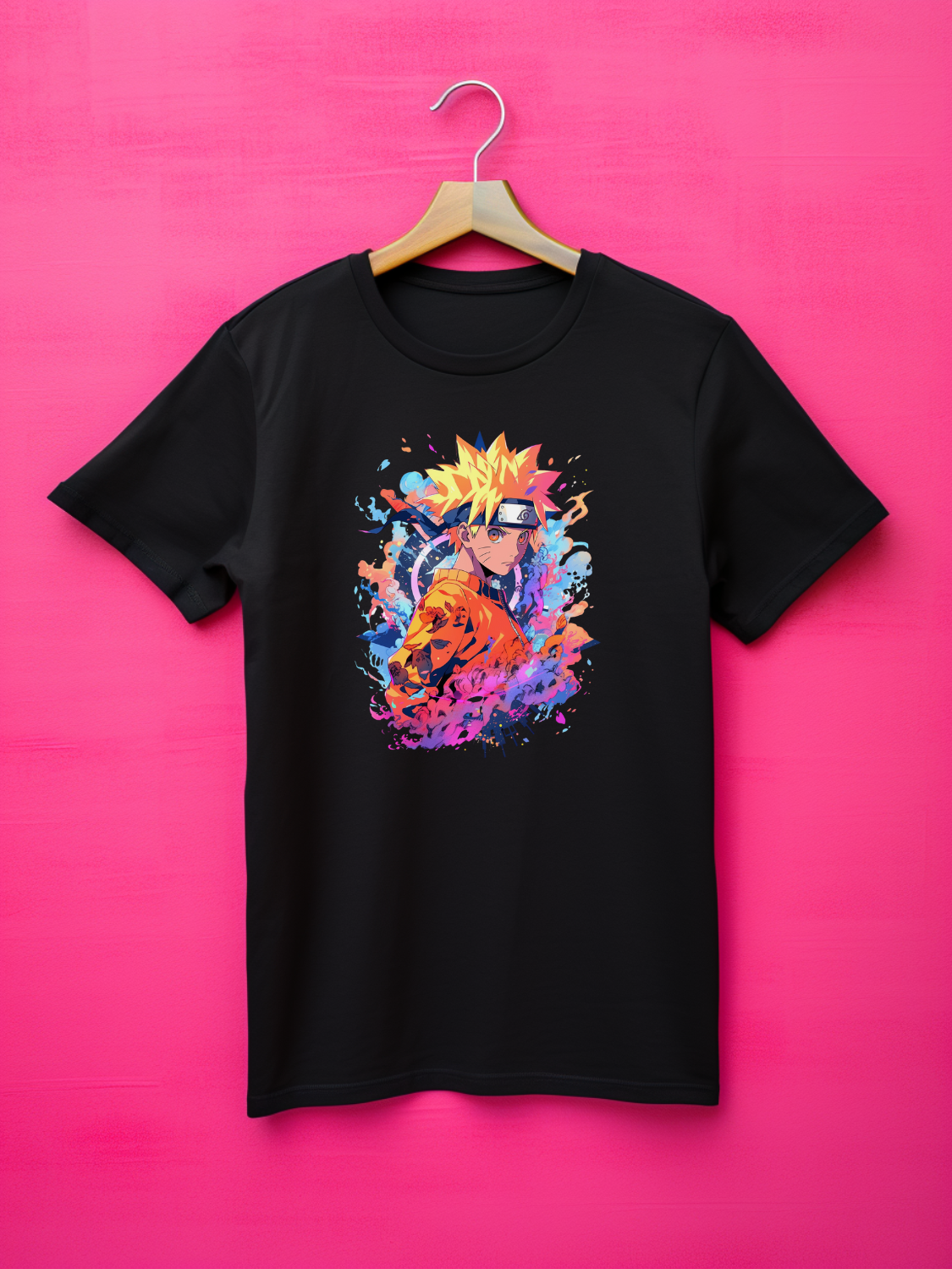 Naruto Black Printed T-Shirt 309