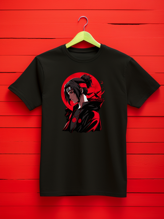 Itachi Black Printed T-Shirt 307