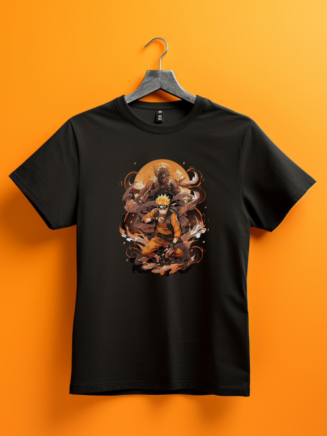 Naruto Black Printed T-Shirt 311