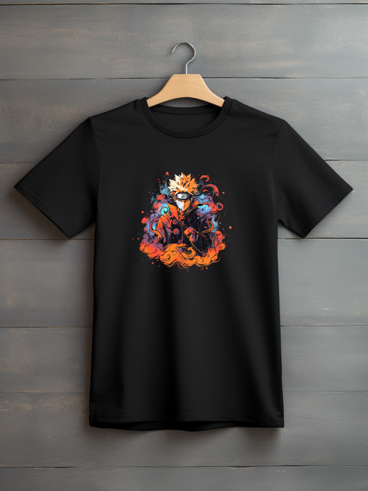 Naruto Black Printed T-Shirt 221