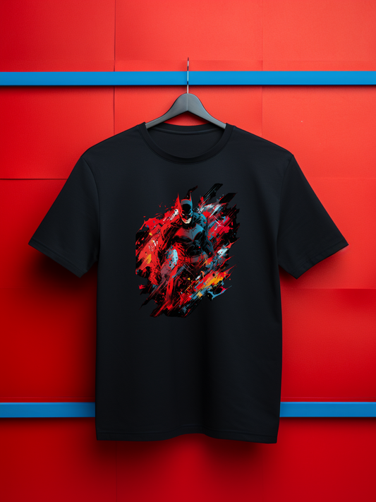 Batman Black Printed T-Shirt 348