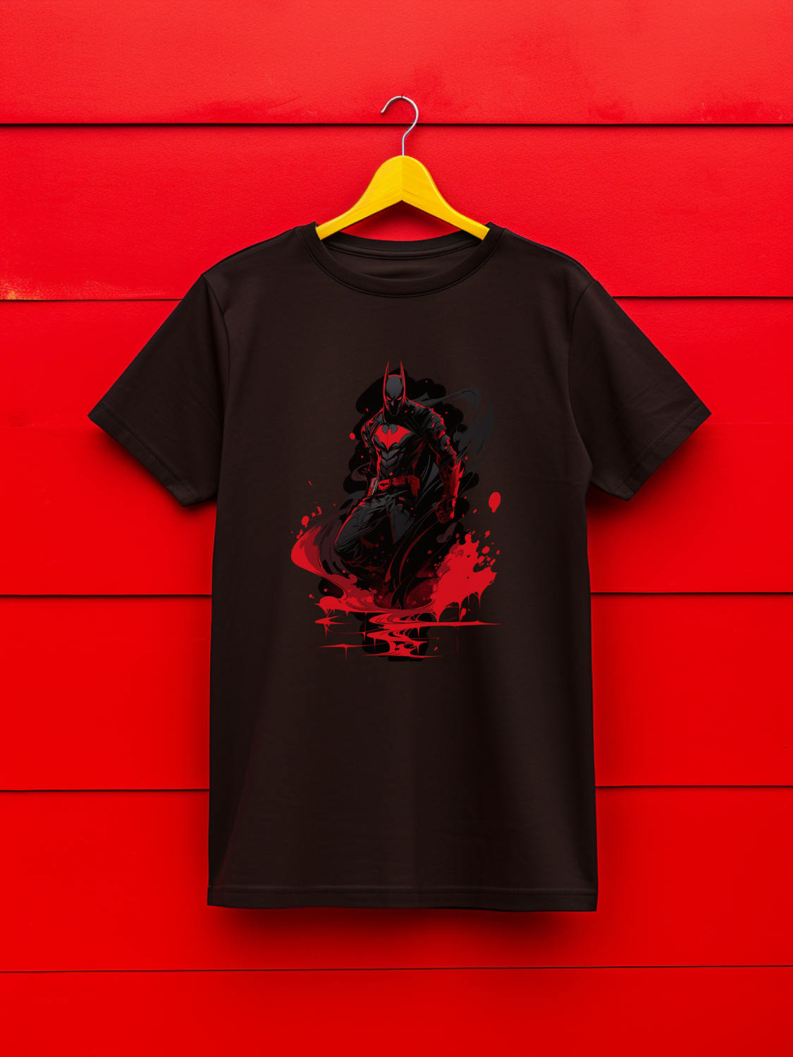 Batman Black Printed T-Shirt 349