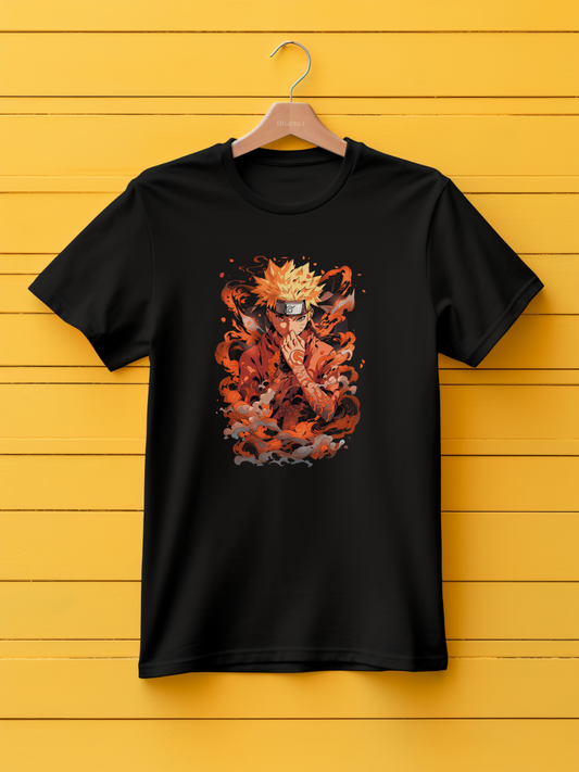 Naruto Black Printed T-Shirt 275