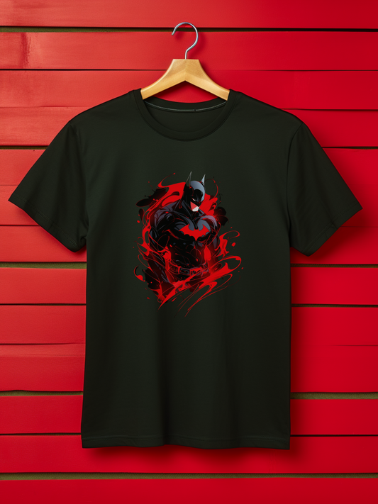 Batman Black Printed T-Shirt 317