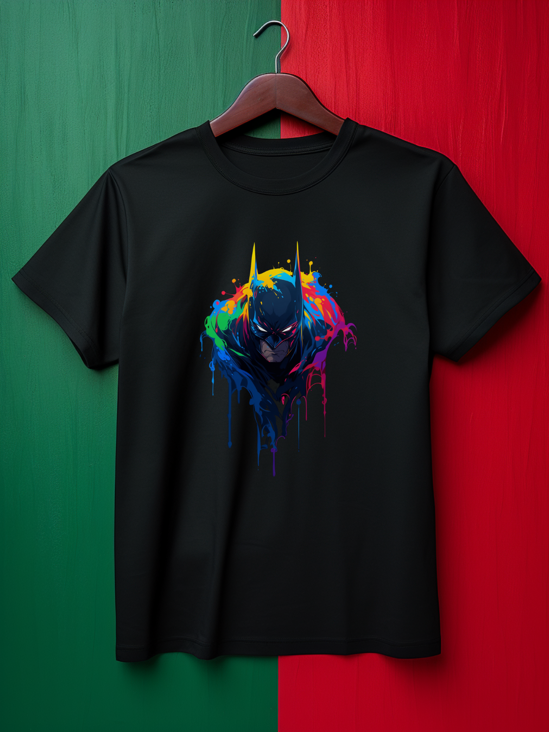Batman Black Printed T-Shirt 323