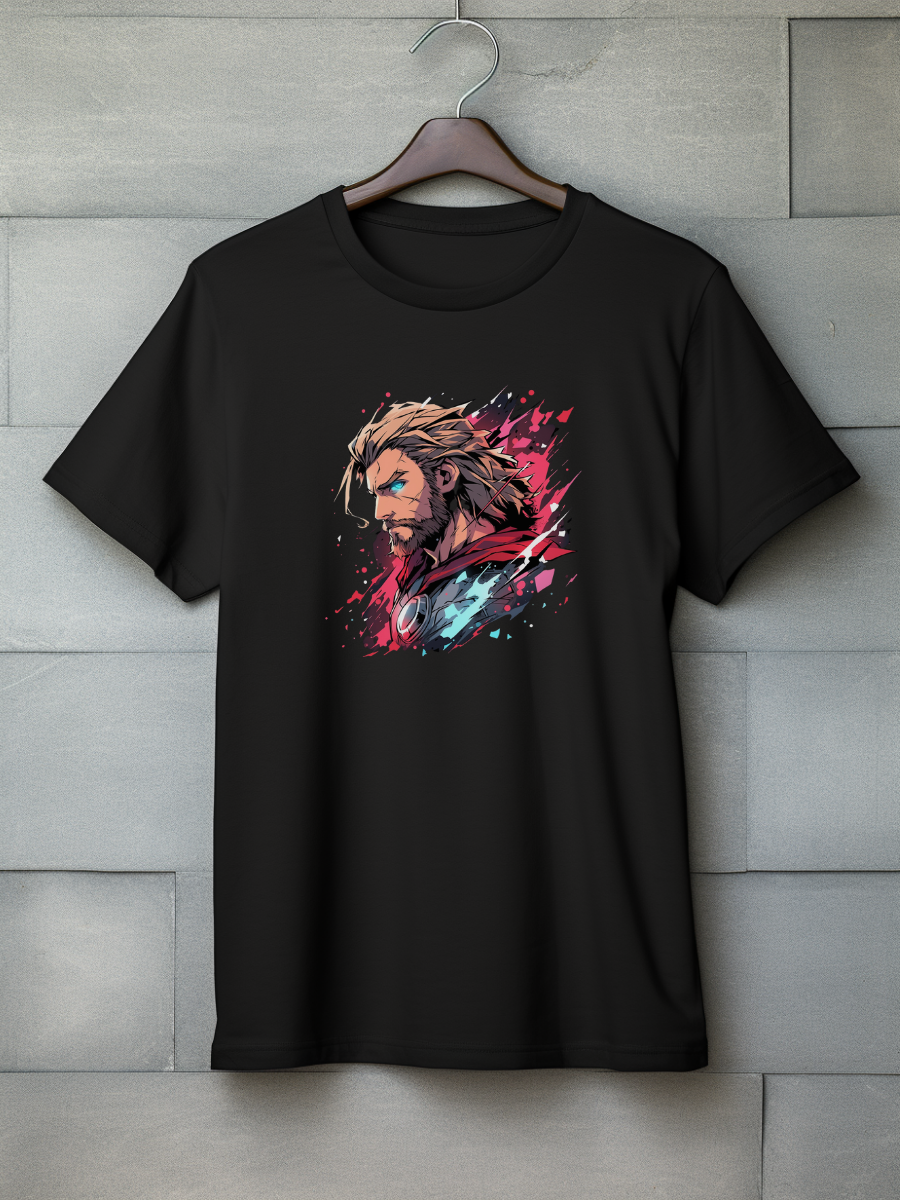 Thor Black Printed T-Shirt 246