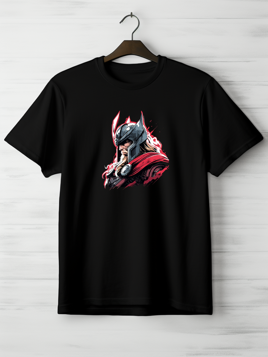 Thor Black Printed T-Shirt 247