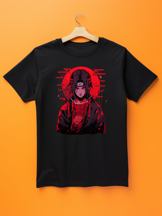 Itachi Black Printed T-Shirt 296