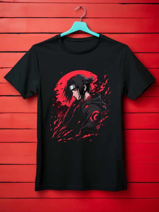 Itachi Black Printed T-Shirt 301