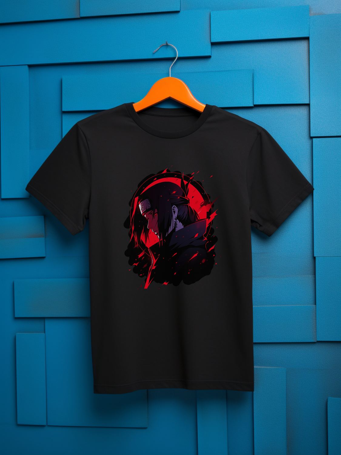 Itachi Black Printed T-Shirt 478