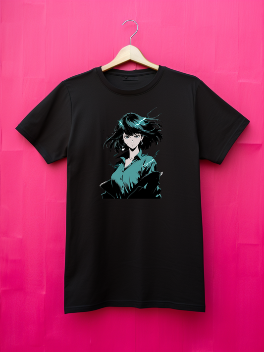 Fubuki Black Printed T-Shirt 301