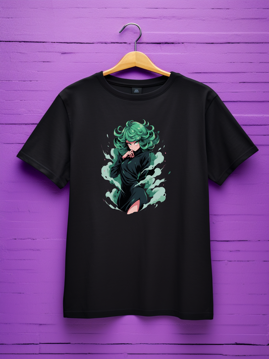 Tatsumaki Black Printed T-Shirt 309