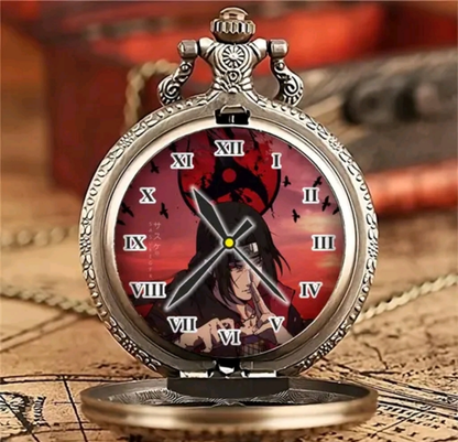 Itachi Hidden Leaf Pocket Watch