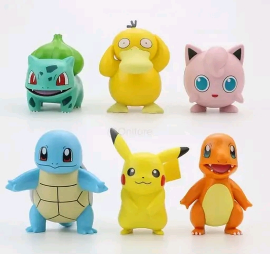 Pokemon Toy Set 6 pieces