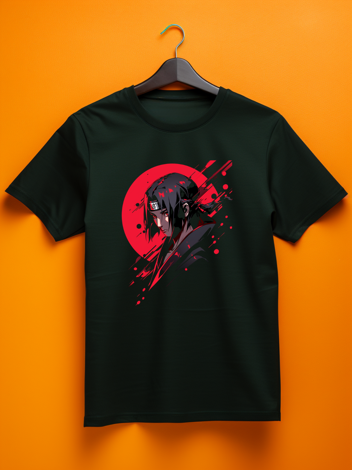 Itachi Black Printed T-Shirt 476