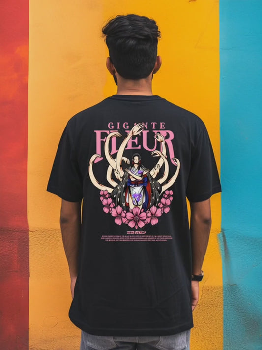 Nico Robin One Piece Premium Oversized T-Shirt Black July'25