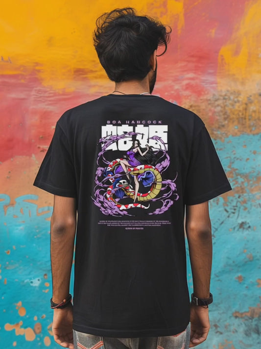 Boa Hancock One Piece Premium Oversized T-Shirt Black July'25
