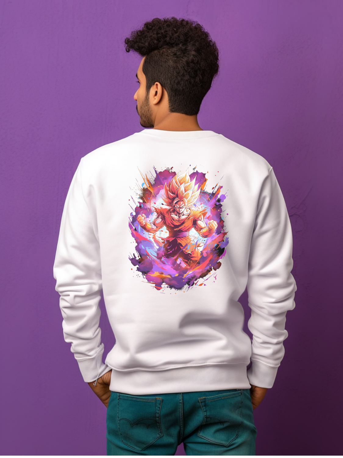 Goku White Sweatshirt 31